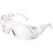 Global Industrial OTG Visitor Safety Glasses, Scratch Resistant, Clear Lens/Frame 708121HC - alternate 1
